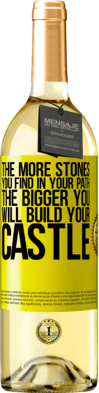 «Чем больше камней вы найдете на своем пути, тем больше вы построите свой замок» Издание WHITE