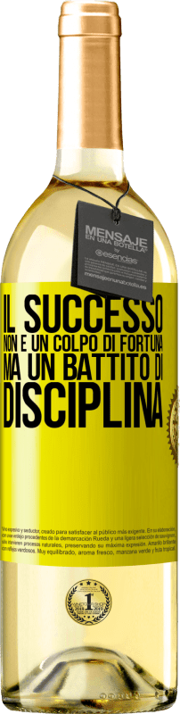 29,95 € | Vino bianco Edizione WHITE Il successo non è un colpo di fortuna, ma un battito di disciplina Etichetta Gialla. Etichetta personalizzabile Vino giovane Raccogliere 2024 Verdejo