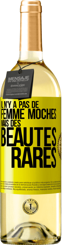 29,95 € Envoi gratuit | Vin blanc Édition WHITE Il n'y a pas de femme moches mais des beautés rares Étiquette Jaune. Étiquette personnalisable Vin jeune Récolte 2025 Verdejo