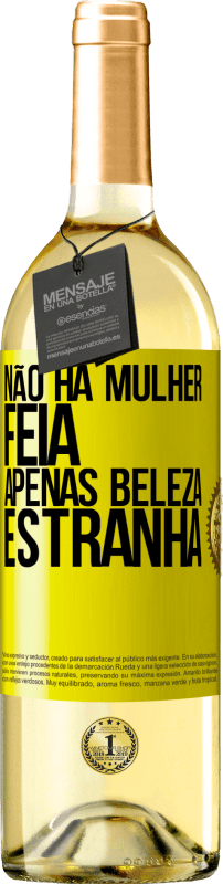 29,95 € | Vinho branco Edição WHITE Não há mulher feia, apenas beleza estranha Etiqueta Amarela. Etiqueta personalizável Vinho jovem Colheita 2025 Verdejo