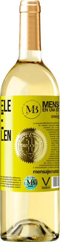 «Es gibt viele Würste und es fehlen Eier» WHITE Ausgabe