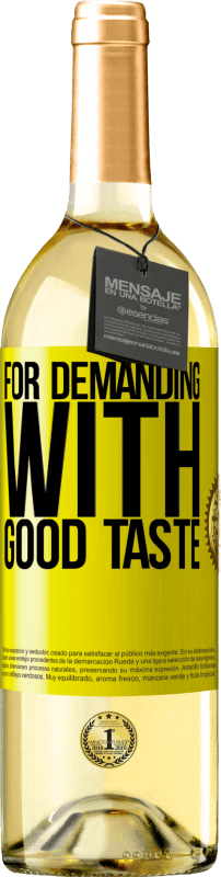 29,95 € | Белое вино Издание WHITE Для требовательных с хорошим вкусом Желтая этикетка. Настраиваемая этикетка Молодое вино Урожай 2023 Verdejo