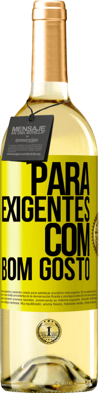 29,95 € | Vinho branco Edição WHITE Para exigentes com bom gosto Etiqueta Amarela. Etiqueta personalizável Vinho jovem Colheita 2024 Verdejo