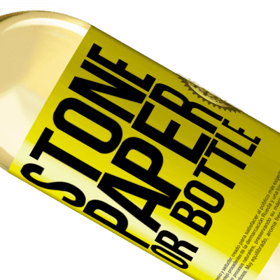 Unique & Personal Expressions. «Stone, paper or bottle» WHITE Edition