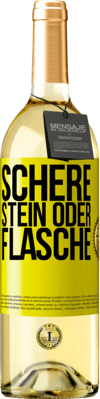 «Schere, Stein oder Flasche» WHITE Ausgabe