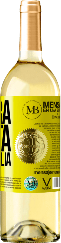 «Pietra, carta o bottiglia» Edizione WHITE