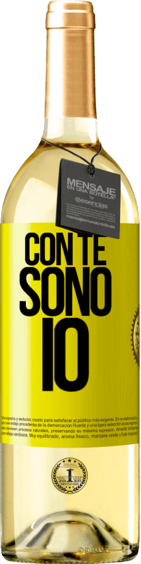 29,95 € | Vino bianco Edizione WHITE Con te sono io Etichetta Gialla. Etichetta personalizzabile Vino giovane Raccogliere 2024 Verdejo