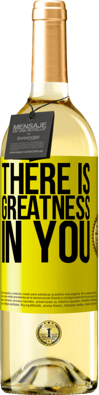 29,95 € | White Wine WHITE Edition There is greatness in you Yellow Label. Customizable label Young wine Harvest 2023 Verdejo