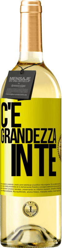 29,95 € | Vino bianco Edizione WHITE C'è grandezza in te Etichetta Gialla. Etichetta personalizzabile Vino giovane Raccogliere 2024 Verdejo