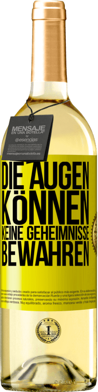 «Die Augen können keine Geheimnisse bewahren» WHITE Ausgabe