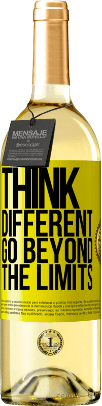 Free Shipping | White Wine WHITE Edition Think different. Go beyond the limits Yellow Label. Customizable label Young wine Harvest 2023 Verdejo