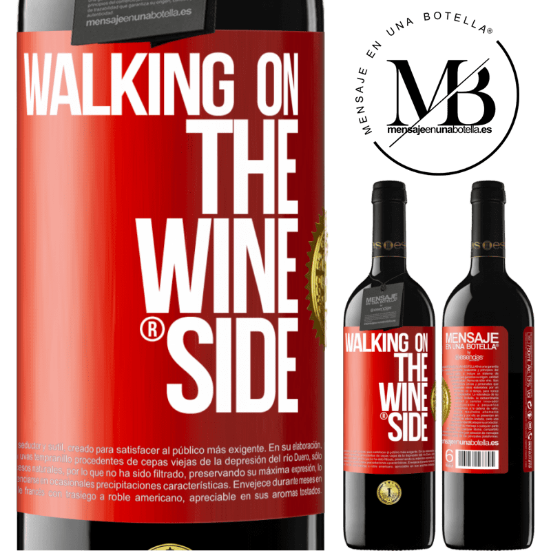 39,95 € 送料無料 | 赤ワイン REDエディション MBE 予約する Walking on the Wine Side® 赤いタグ. カスタマイズ可能なラベル 予約する 12 月 収穫 2015 Tempranillo