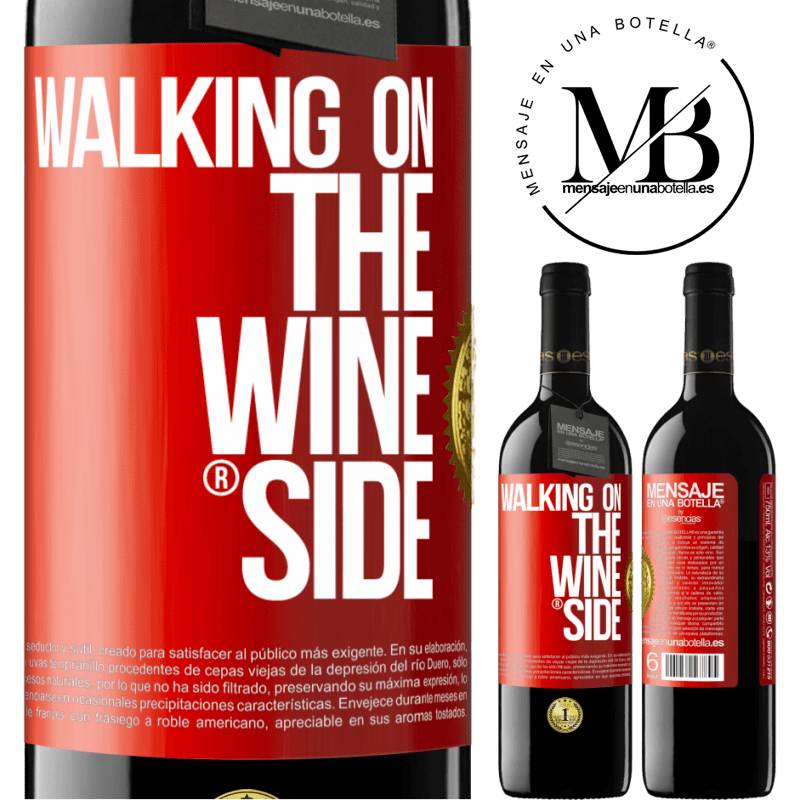 39,95 € 免费送货 | 红酒 RED版 MBE 预订 Walking on the Wine Side® 红色标签. 可自定义的标签 预订 12 个月 收成 2014 Tempranillo