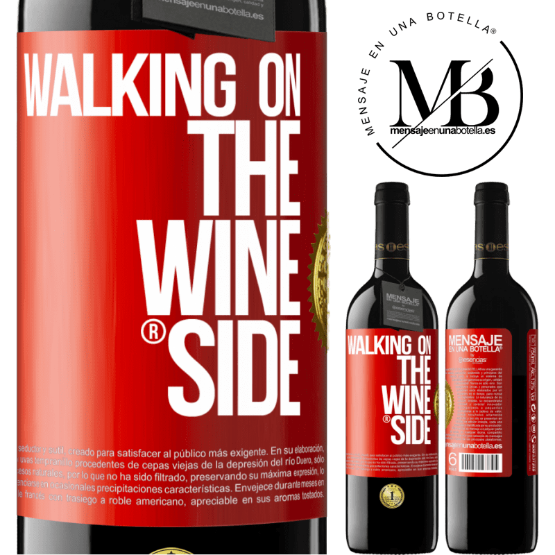 39,95 € 免费送货 | 红酒 RED版 MBE 预订 Walking on the Wine Side® 红色标签. 可自定义的标签 预订 12 个月 收成 2016 Tempranillo