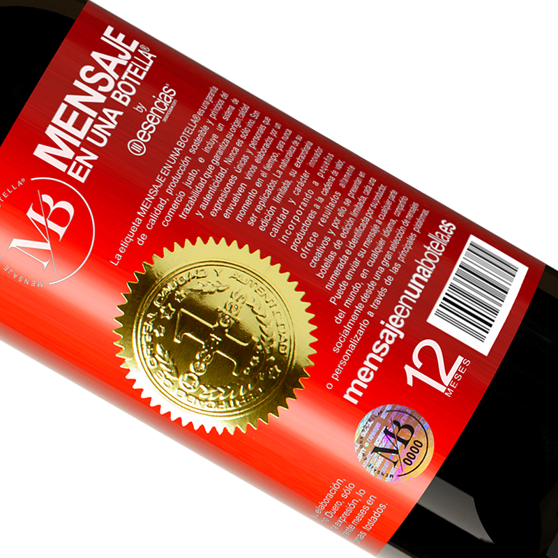 Limited Edition. «People resemble wine. Time sour the bad and improve the good» RED Edition MBE Reserve
