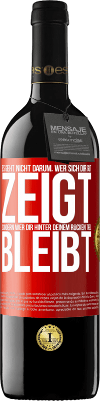«Es geht nicht darum, wer sich dir gut zeigt, sondern wer dir hinter deinem Rücken treu bleibt» RED Ausgabe MBE Reserve