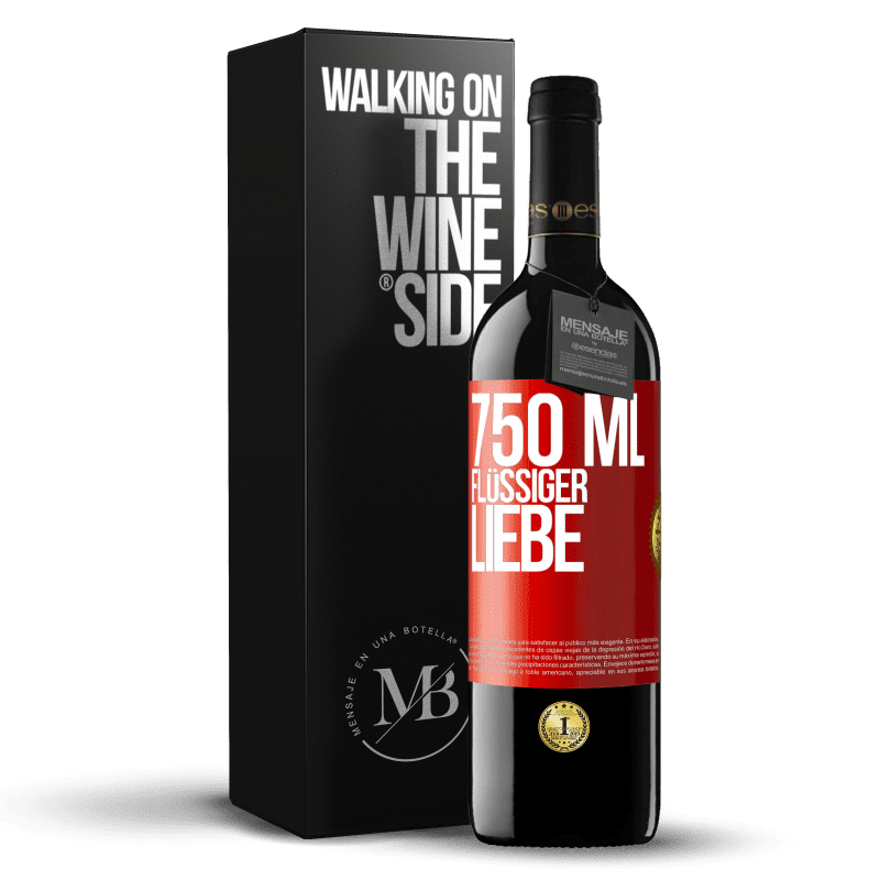 39,95 € Kostenloser Versand | Rotwein RED Ausgabe MBE Reserve 750 ml flüssiger Liebe Rote Markierung. Anpassbares Etikett Reserve 12 Monate Ernte 2015 Tempranillo