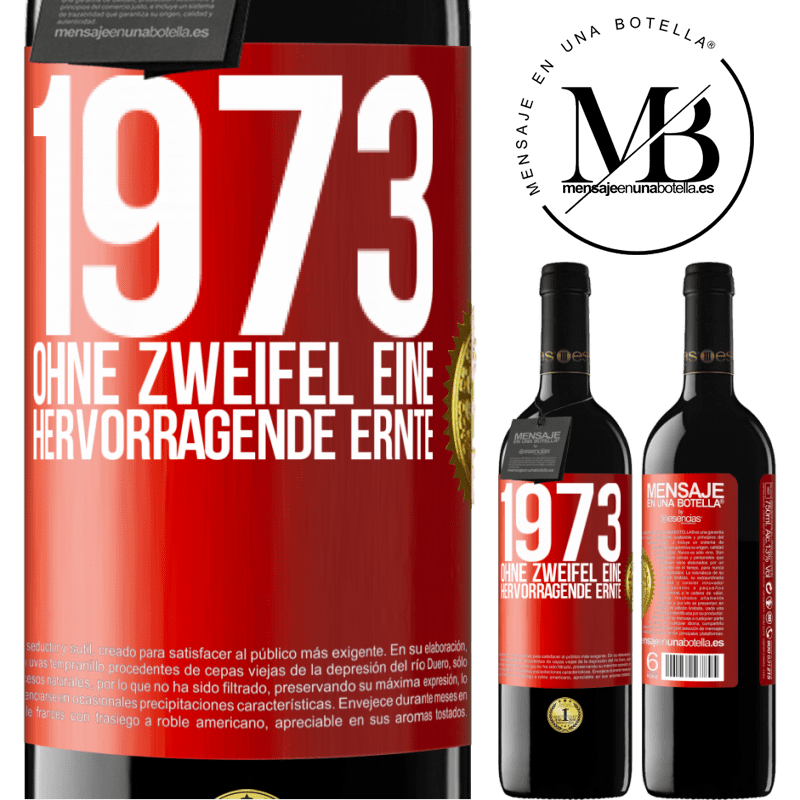 39,95 € Kostenloser Versand | Rotwein RED Ausgabe MBE Reserve 1973. Ohne Zweifel eine hervorragende Ernte Rote Markierung. Anpassbares Etikett Reserve 12 Monate Ernte 2014 Tempranillo