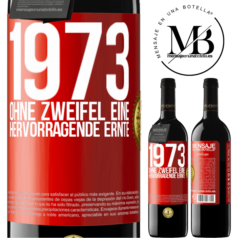 39,95 € Kostenloser Versand | Rotwein RED Ausgabe MBE Reserve 1973. Ohne Zweifel eine hervorragende Ernte Rote Markierung. Anpassbares Etikett Reserve 12 Monate Ernte 2016 Tempranillo