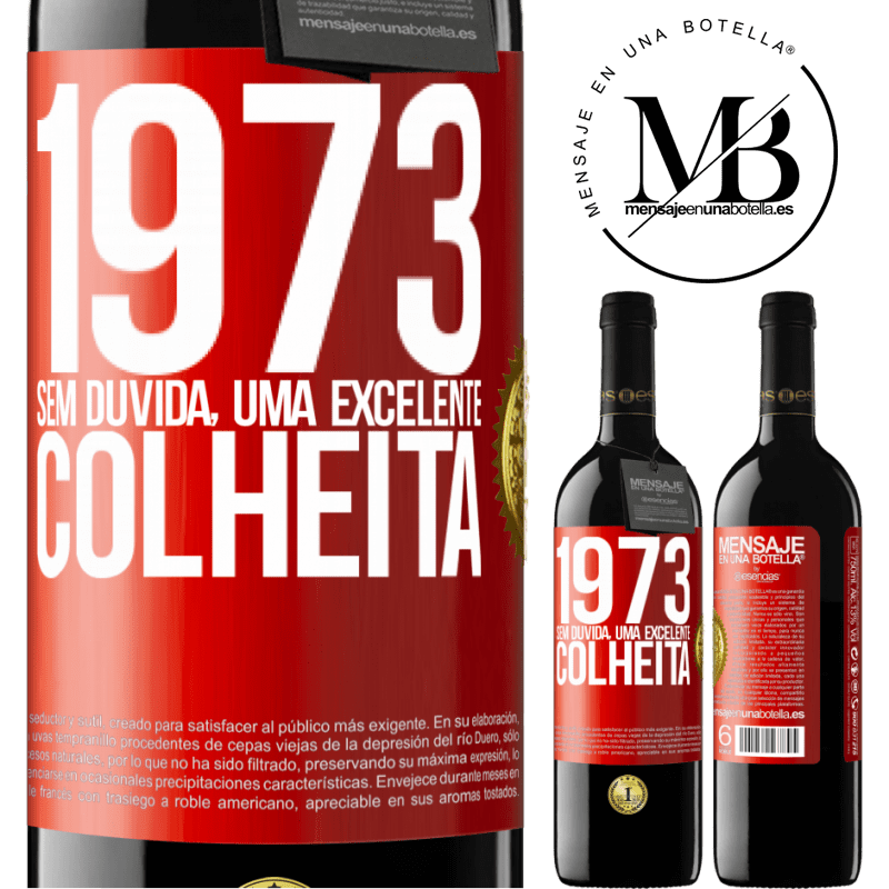 39,95 € Envio grátis | Vinho tinto Edição RED MBE Reserva 1973. Sem dúvida, uma excelente colheita Etiqueta Vermelha. Etiqueta personalizável Reserva 12 Meses Colheita 2016 Tempranillo