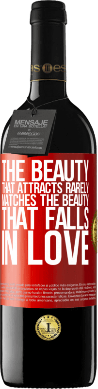 39,95 € | Red Wine RED Edition MBE Reserve The beauty that attracts rarely matches the beauty that falls in love Red Label. Customizable label Reserve 12 Months Harvest 2014 Tempranillo