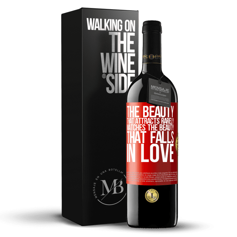 39,95 € Free Shipping | Red Wine RED Edition MBE Reserve The beauty that attracts rarely matches the beauty that falls in love Red Label. Customizable label Reserve 12 Months Harvest 2016 Tempranillo