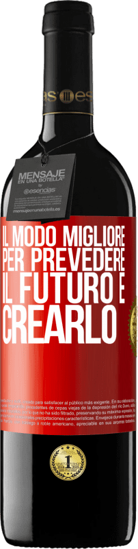 «Il modo migliore per prevedere il futuro è crearlo» Edizione RED MBE Riserva