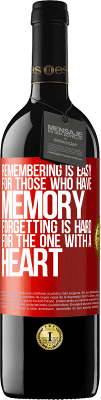 39,95 € Free Shipping | Red Wine RED Edition MBE Reserve Remembering is easy for those who have memory. Forgetting is hard for the one with a heart Red Label. Customizable label Reserve 12 Months Harvest 2014 Tempranillo
