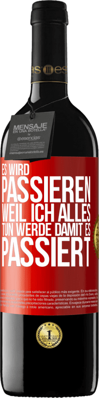 «Es wird passieren, weil ich alles tun werde, damit es passiert» RED Ausgabe MBE Reserve