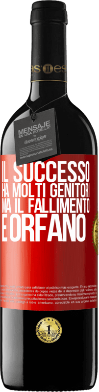 39,95 € | Vino rosso Edizione RED MBE Riserva Il successo ha molti genitori, ma il fallimento è orfano Etichetta Rossa. Etichetta personalizzabile Riserva 12 Mesi Raccogliere 2015 Tempranillo