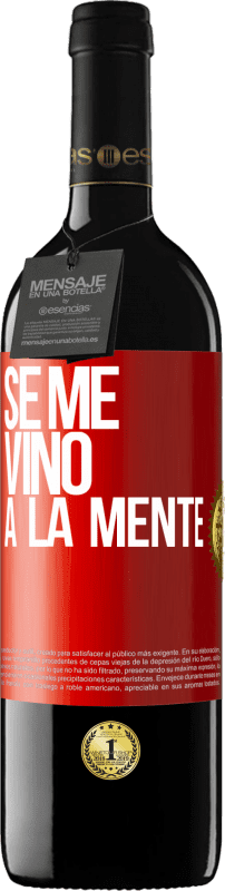 39,95 € Envoi gratuit | Vin rouge Édition RED MBE Réserve Il me VINt une idée Étiquette Rouge. Étiquette personnalisable Réserve 12 Mois Récolte 2016 Tempranillo