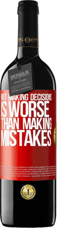 «Not making decisions is worse than making mistakes» RED Edition MBE Reserve