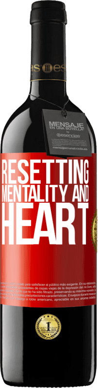 39,95 € Free Shipping | Red Wine RED Edition MBE Reserve Resetting mentality and heart Red Label. Customizable label Reserve 12 Months Harvest 2016 Tempranillo
