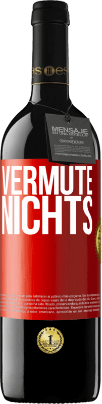 39,95 € Kostenloser Versand | Rotwein RED Ausgabe MBE Reserve Vermute nichts Rote Markierung. Anpassbares Etikett Reserve 12 Monate Ernte 2015 Tempranillo