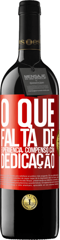 39,95 € | Vinho tinto Edição RED MBE Reserva O que falta de experiência compenso com dedicação Etiqueta Vermelha. Etiqueta personalizável Reserva 12 Meses Colheita 2015 Tempranillo