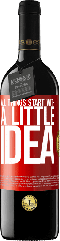 «It all starts with a little idea» RED Edition MBE Reserve