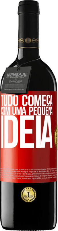 39,95 € | Vinho tinto Edição RED MBE Reserva Tudo começa com uma pequena ideia Etiqueta Vermelha. Etiqueta personalizável Reserva 12 Meses Colheita 2015 Tempranillo