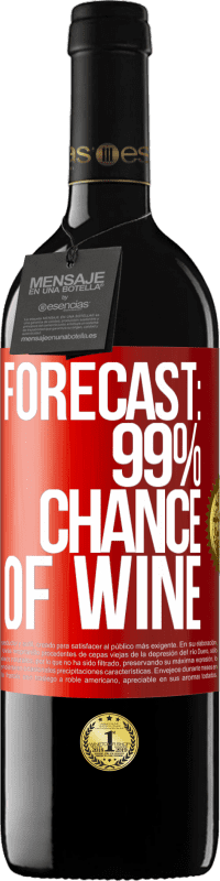 «Forecast: 99% chance of wine» RED Edition MBE Reserve