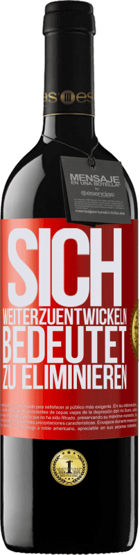 39,95 € Kostenloser Versand | Rotwein RED Ausgabe MBE Reserve Sich weiterzuentwickeln bedeutet zu eliminieren Rote Markierung. Anpassbares Etikett Reserve 12 Monate Ernte 2016 Tempranillo