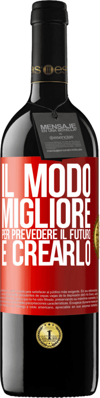 «Il modo migliore per prevedere il futuro è crearlo» Edizione RED MBE Riserva
