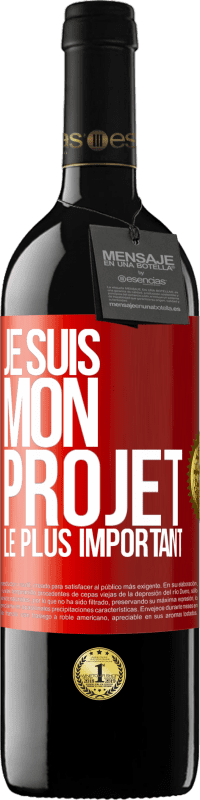 39,95 € Envoi gratuit | Vin rouge Édition RED MBE Réserve Je suis mon projet le plus important Étiquette Rouge. Étiquette personnalisable Réserve 12 Mois Récolte 2016 Tempranillo