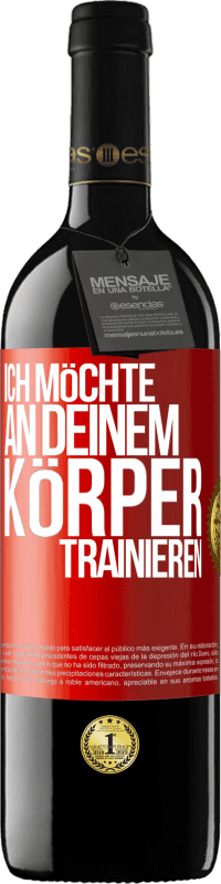 39,95 € | Rotwein RED Ausgabe MBE Reserve Ich möchte an deinem Körper trainieren Rote Markierung. Anpassbares Etikett Reserve 12 Monate Ernte 2015 Tempranillo