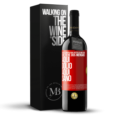«Adoro la ambivalencia poética de una cicatriz, que tiene dos mensajes: aquí dolió, aquí sanó» Edición RED MBE Reserva