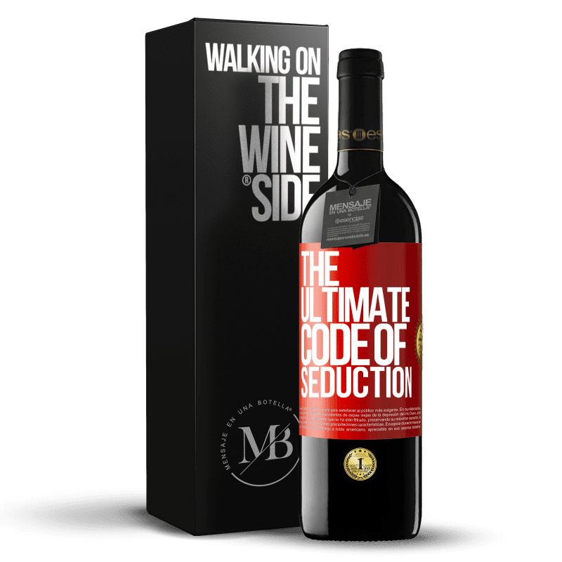 39,95 € 送料無料 | 赤ワイン REDエディション MBE 予約する The ultimate code of seduction 赤いタグ. カスタマイズ可能なラベル 予約する 12 月 収穫 2016 Tempranillo