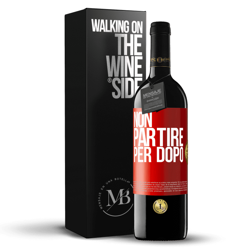 39,95 € Spedizione Gratuita | Vino rosso Edizione RED MBE Riserva Non partire per dopo Etichetta Rossa. Etichetta personalizzabile Riserva 12 Mesi Raccogliere 2015 Tempranillo