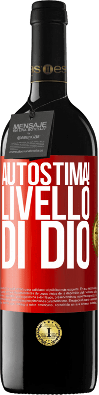 39,95 € | Vino rosso Edizione RED MBE Riserva Autostima! Livello di Dio Etichetta Rossa. Etichetta personalizzabile Riserva 12 Mesi Raccogliere 2015 Tempranillo