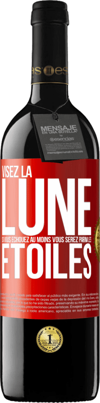 39,95 € Envoi gratuit | Vin rouge Édition RED MBE Réserve Visez la lune, si vous échouez au moins vous serez parmi les étoiles Étiquette Rouge. Étiquette personnalisable Réserve 12 Mois Récolte 2015 Tempranillo