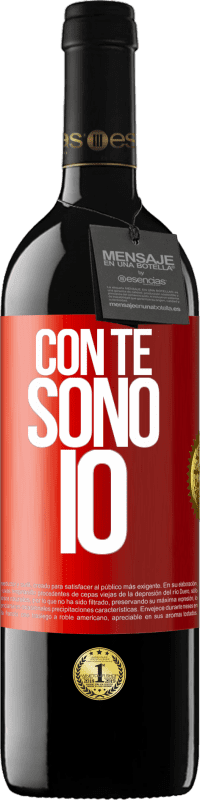 39,95 € Spedizione Gratuita | Vino rosso Edizione RED MBE Riserva Con te sono io Etichetta Rossa. Etichetta personalizzabile Riserva 12 Mesi Raccogliere 2015 Tempranillo