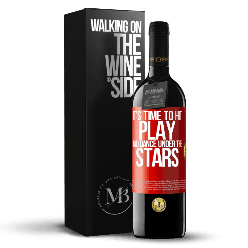 39,95 € Free Shipping | Red Wine RED Edition MBE Reserve It's time to hit play and dance under the stars Red Label. Customizable label Reserve 12 Months Harvest 2015 Tempranillo