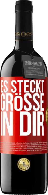 39,95 € Kostenloser Versand | Rotwein RED Ausgabe MBE Reserve Es steckt Größe in dir Rote Markierung. Anpassbares Etikett Reserve 12 Monate Ernte 2016 Tempranillo